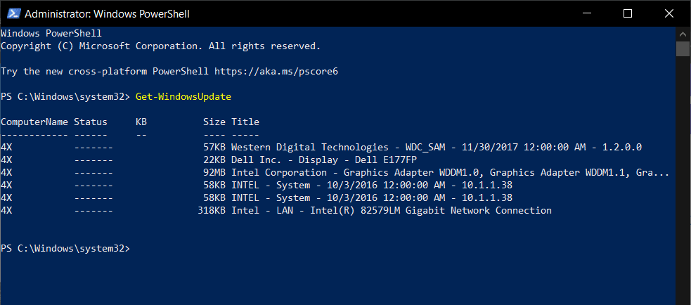 Ngăn chặn cập nhật Windows 10 với PowerShell module Anhienwindowsupdatepatch 5 1
