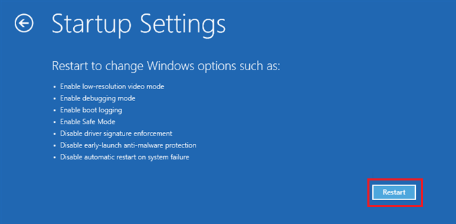 Khởi động vào chế độ Safe Mode trên Windows 10 8