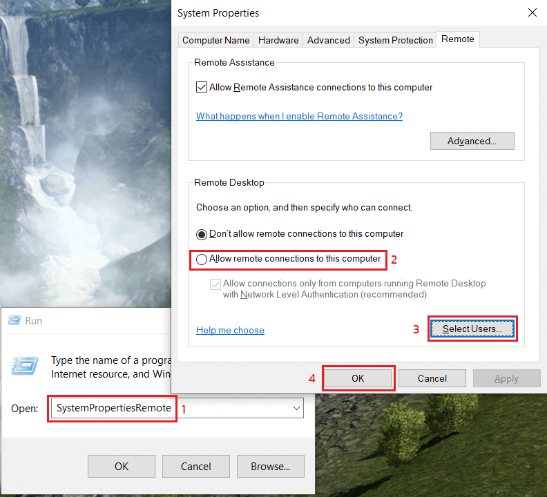 RDP RDP Users Run