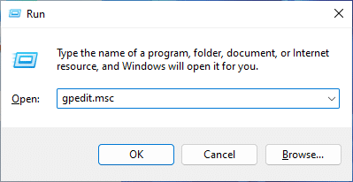 Tắt cập nhật tự động trên Windows 11 Run Gpedit